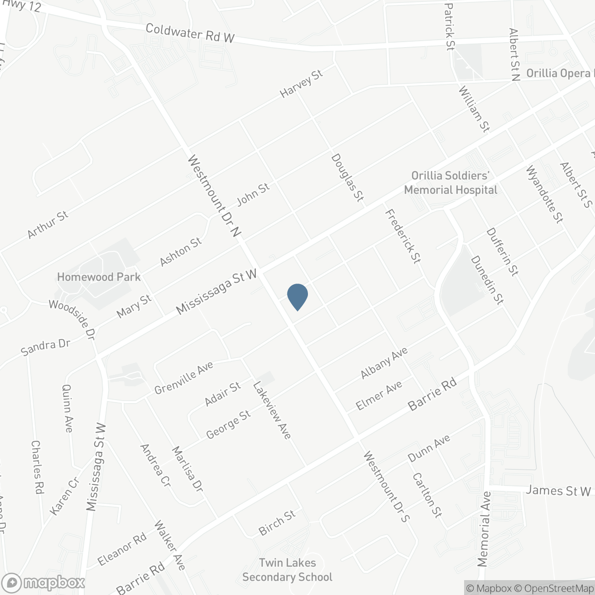 337 COLBORNE STREET W, Orillia, Ontario L3V 3A4